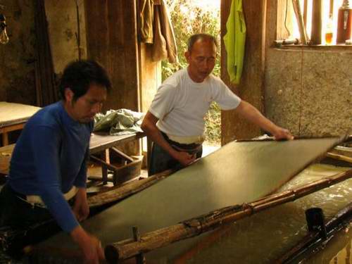 寧化玉扣紙的黃昏時光