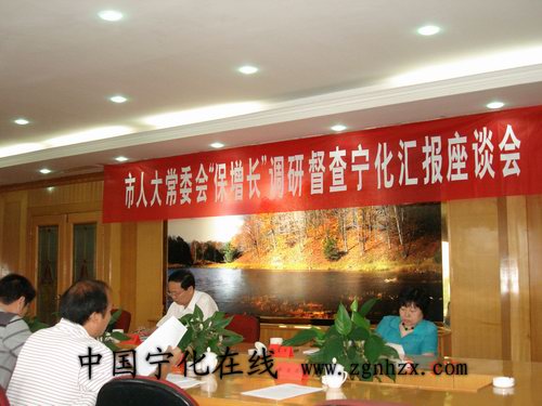 鄭國仁在寧化調研督查“保增長”工作