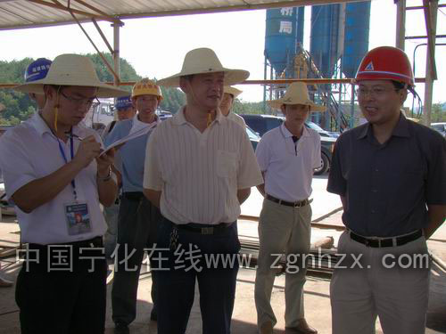 省高指檢查組蒞臨永寧高速公路寧化段檢查