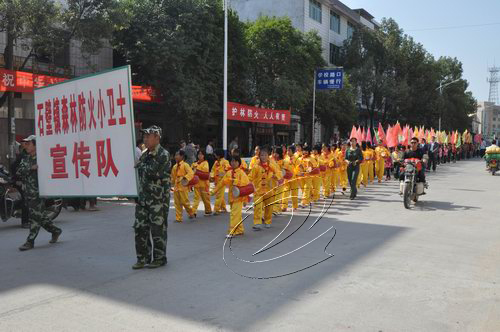 寧化森林防火宣傳進墟場