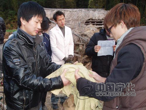 寧化青年志愿者參加電影《紅色寧化1934》拍攝