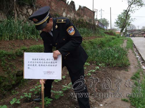 迎公共文明指數測評  縣城監大隊整治忙