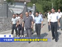 原中組部部長張全景來寧調研