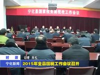 2015年全縣國稅工作會議召開