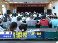 我縣部署迎接“六五”普法總結驗收工作