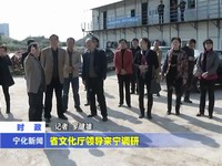 省文化廳領導來寧調研