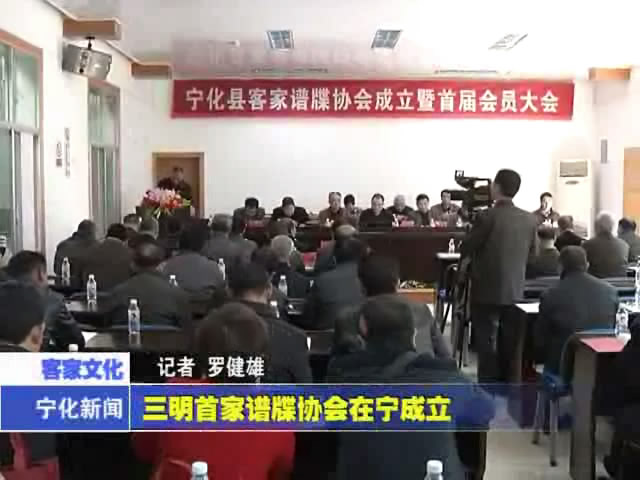 三明首家譜牒協會在寧成立
