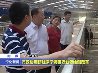 市政協調研組來寧調研農業供給側改革