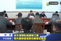 林大茂帶隊檢查翠江鎮黨風廉政建設責任制落實情況