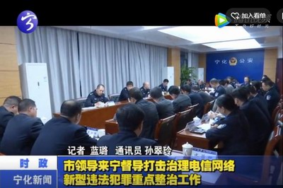 市領導來寧督導打擊治理電信網絡新型違法犯罪重點整治工作