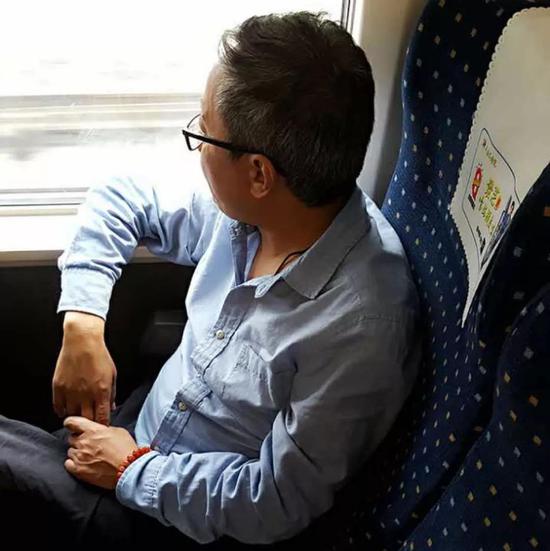 生活中的孟林本人。受訪者供圖