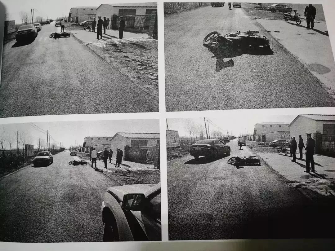 ▲“朱振彪追趕交通肇事逃逸者案”車禍現(xiàn)場。 圖片來源：新京報