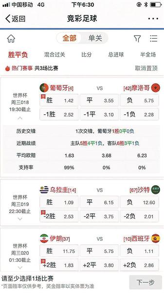 6月20日起此類網上購彩App已無法投注。