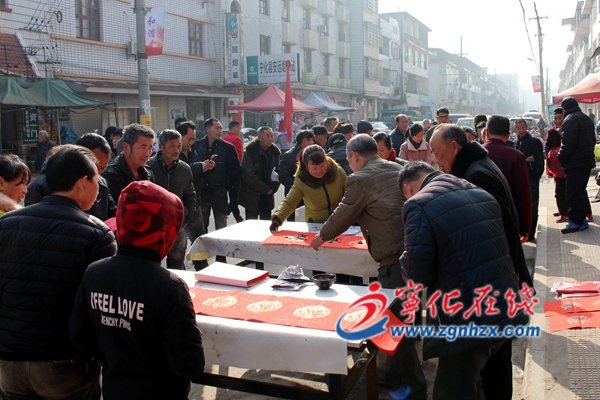 寧化安遠鎮：春聯送到家門口