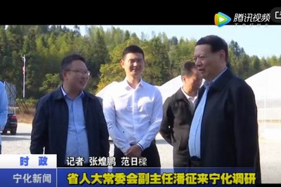 省人大常委會副主任潘征來寧化調研