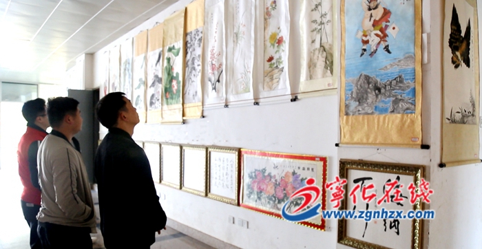 羅永新書畫工藝作品展在寧化展出