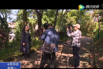 歷史文獻紀錄片《鐵血湘江》攝制組到寧化縣采訪拍攝