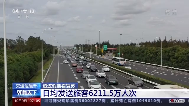 日均發送旅客6211.5萬人次!假期交通客流量連創今年新高