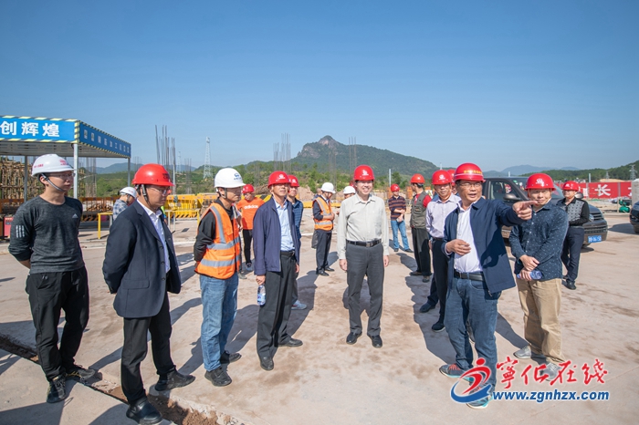 省鐵辦調研組來寧化調研浦梅鐵路項目建設