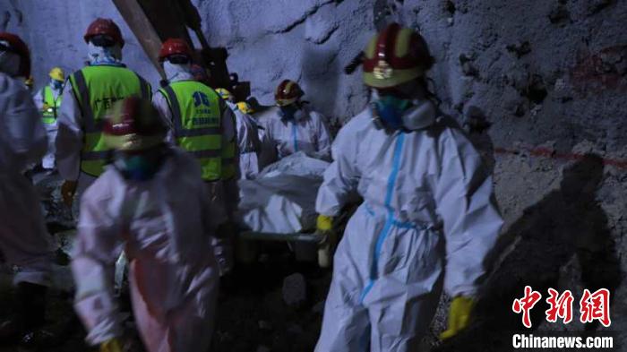 圖為救援現場。 樂業縣委宣傳部 攝