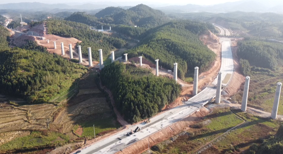 寧化城關火車站樞紐連接線建設進入沖刺階段