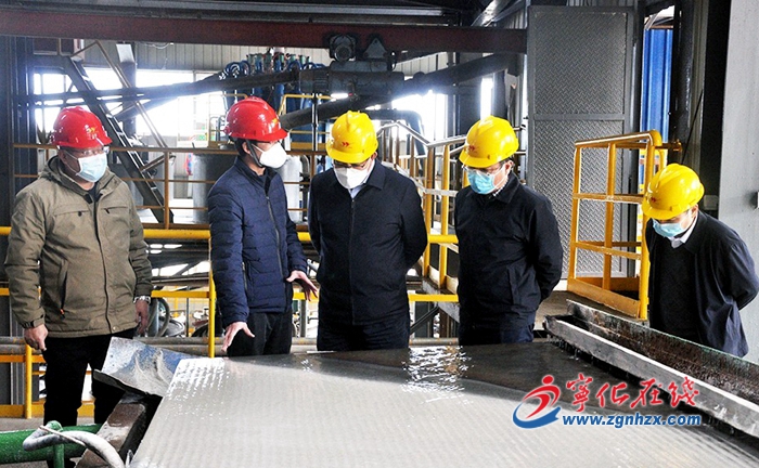 市委副書記王進足來寧化調研指導企業復工復產工作