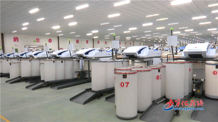 寧化：投資1.8億元智能化渦流紡生產項目正式投入使用