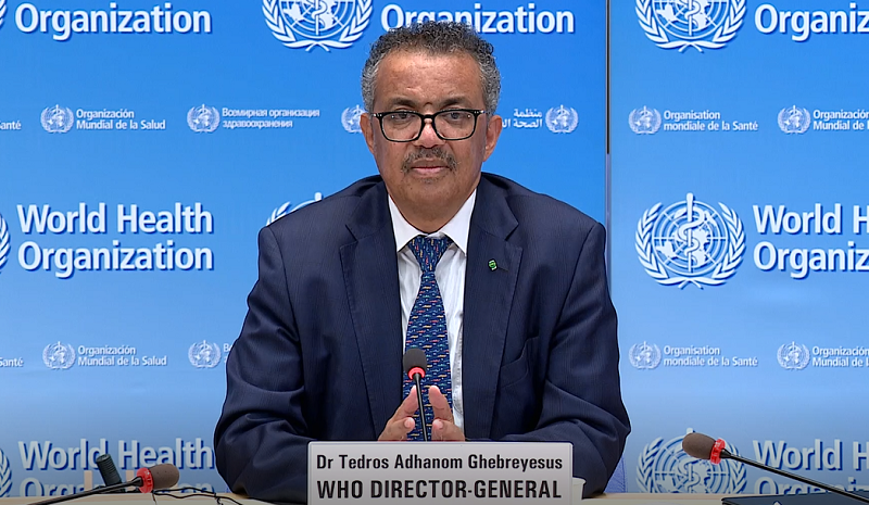 世衛總干事:新冠肺炎疫情仍在加速蔓延 遠未結束