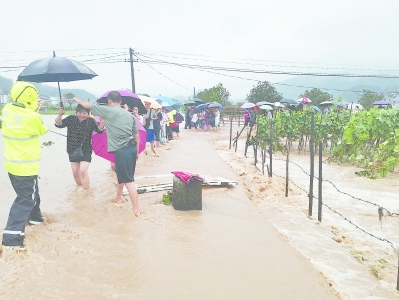 強(qiáng)降雨來勢急雨量大 南平緊急救援