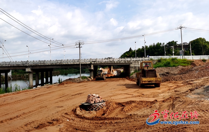【滿意在三明】寧化西門路道路工程搶抓晴好天氣趕工期
