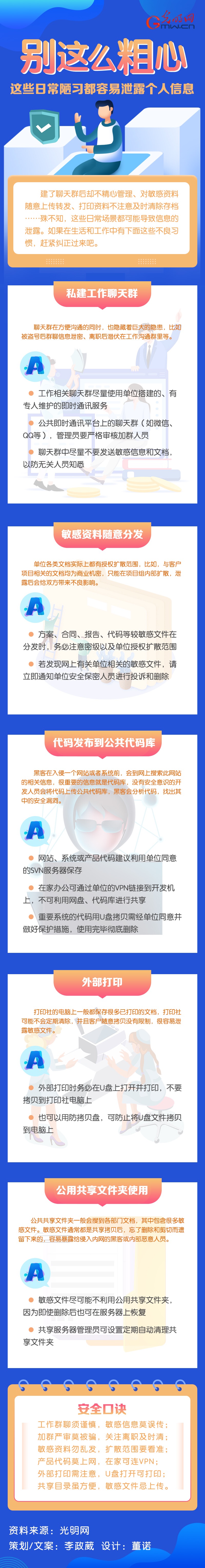 【圖解】別這么粗心,這些日常陋習都容易泄露個人信息