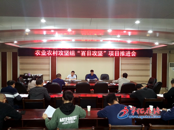寧化縣農業農村攻堅組召開“百日攻堅”項目推進會
