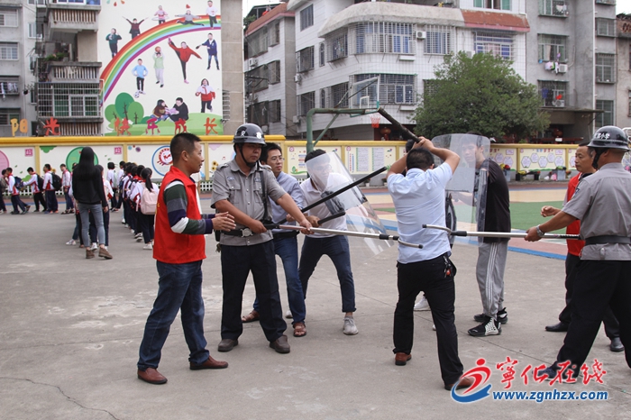 寧化：安全演練進校園