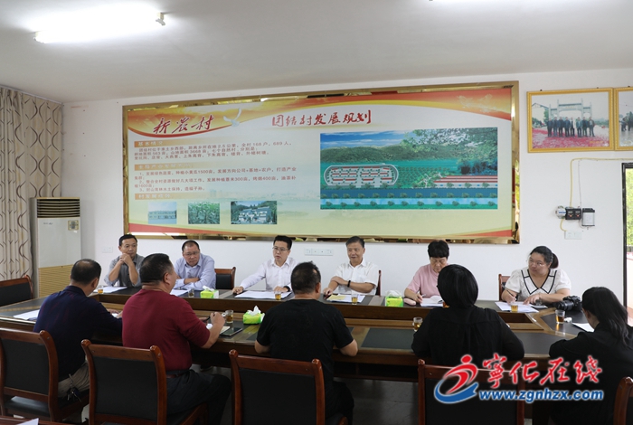 市鄉村振興促進會調研組到團結村調研