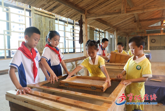 寧化：古法造紙術進校園