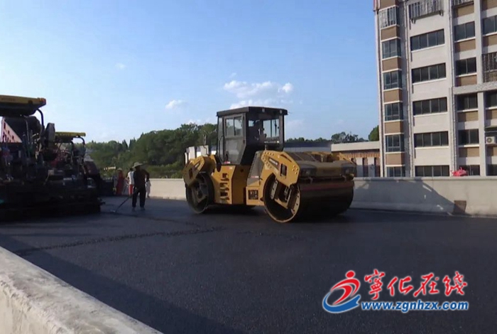 【喜迎二十大】寧化：道路建設者堅守崗位搶工期