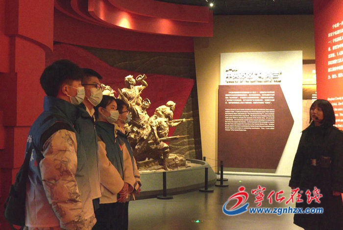 中國海洋大學寒假社會實踐團在寧探訪紅色人物與文化