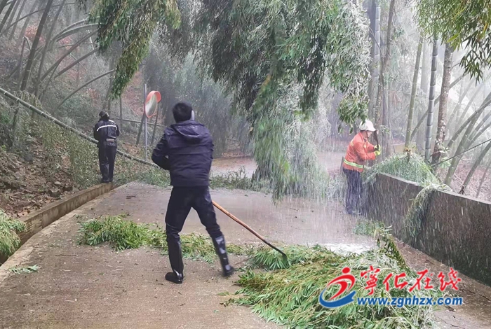 寧化各鄉(xiāng)鎮(zhèn):積極應對低溫雨雪天氣