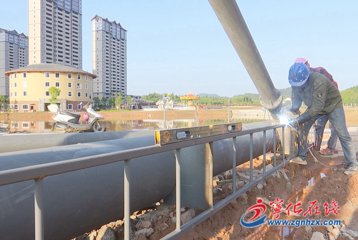 寧化:項目建設者堅守勞動崗位 加快工期趕進度