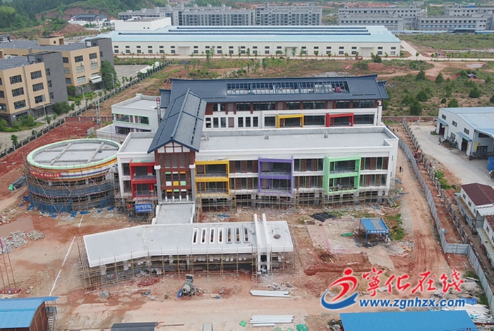 寧化城南工業(yè)園區(qū)幼兒園項(xiàng)目建設(shè)進(jìn)入尾聲