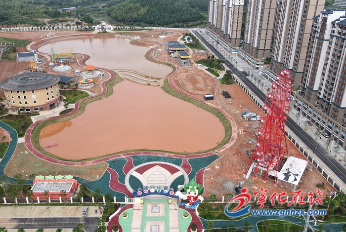 寧化：市重點項目水上兒童公園加快建設
