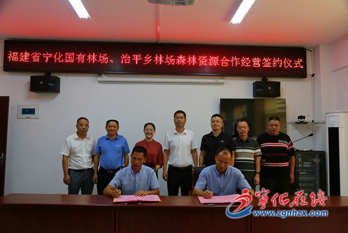 青山綠水是無價之寶|寧化國有林場和治平畬族鄉舉行“場鄉合作”簽約儀式