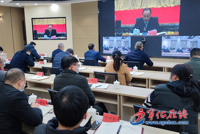 寧化收聽收看全市2023年“抓重大項目，促高質量發展”工作動員部署大會