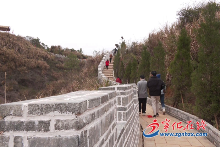 寧化淮土:戰壕舊址上的“小長城”春節游客多