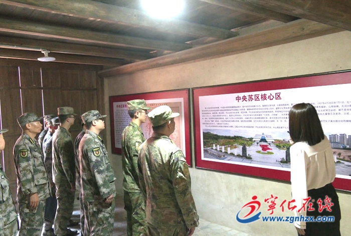 寧化人武部開展主題教育現場參觀踐學活動