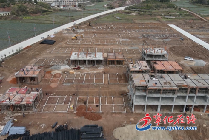 寧化水茜鎮(zhèn)：富民小區(qū)建設(shè)忙
