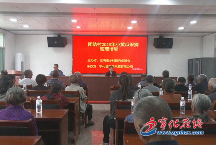 寧化縣淮土鎮(zhèn):開展2023年小黃瓜采摘管理培訓