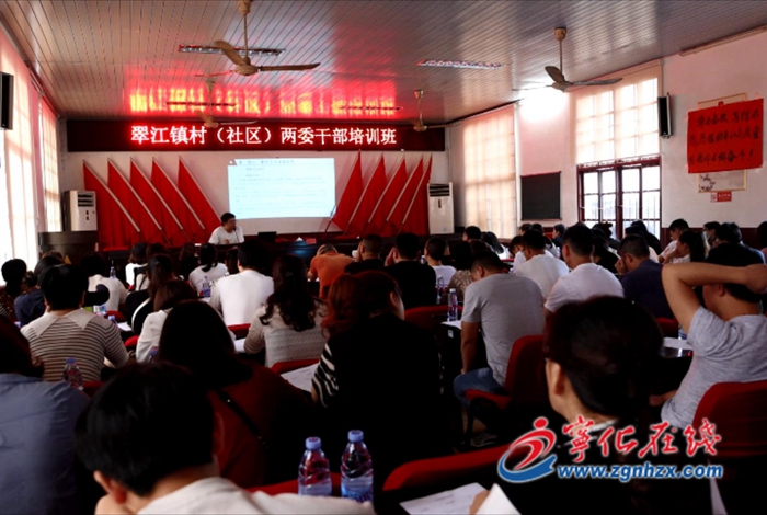 寧化翠江鎮舉辦村（社區）“兩委”班子成員培訓班