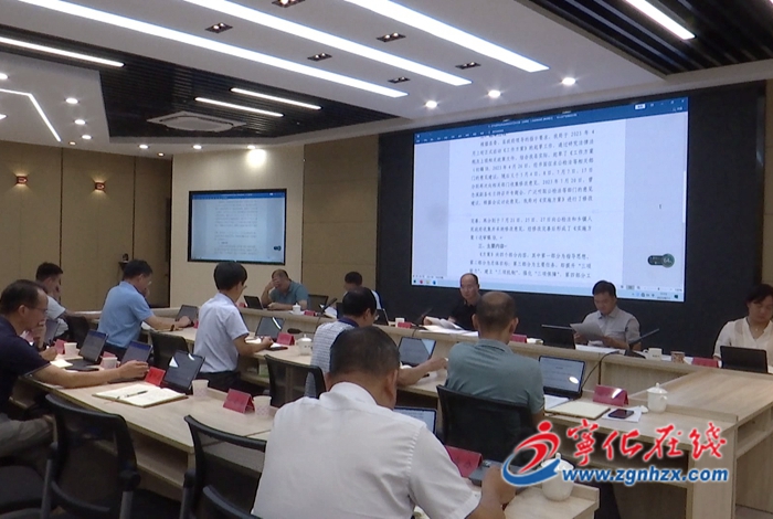 寧化縣政府黨組會議(理論學習中心組學習)召開