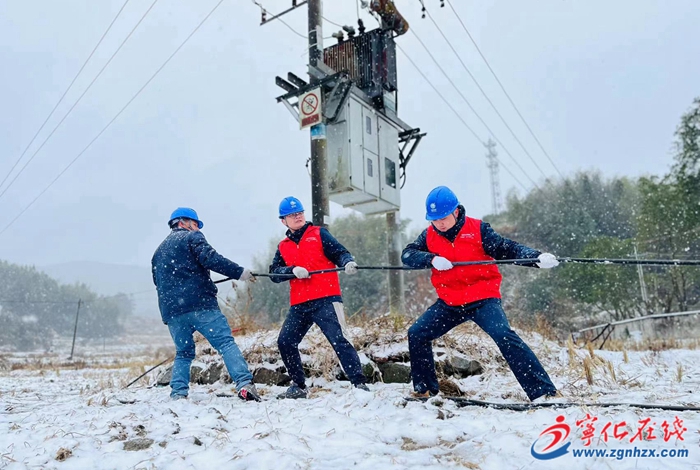 寧化:寒潮來襲 以動制“凍”